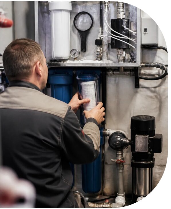 Ремонт системы водоочистки для дома и объектов в Чапаевске